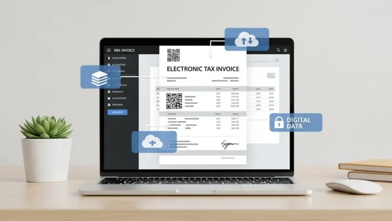 الفاتورة الضريبية فاتورة إلكترونية في السعودية