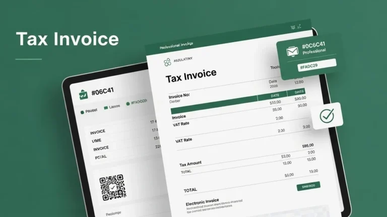 الفاتورة الضريبية