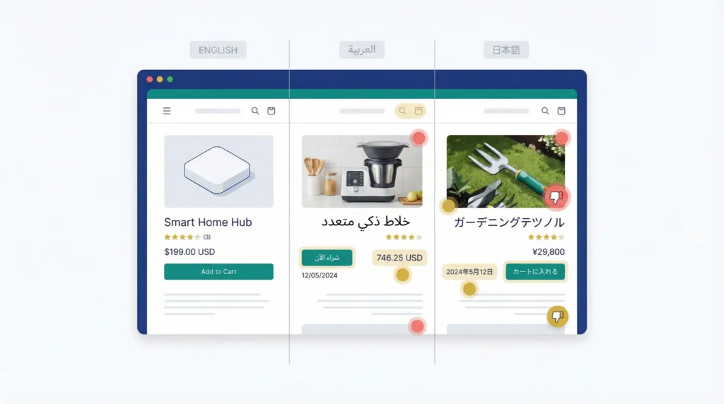 ترجمة مواقع التجارة الإلكترونية 